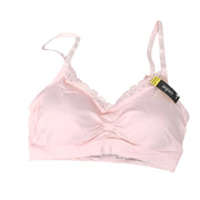 Coobie Womens Bra V-Neck Lace Trim Full Size / Heavenly Pink Bras & Bra Sets