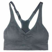 Coobie Womens Fusion Racerback Yoga Bra One Size / Charcoal Bras & Bra Sets