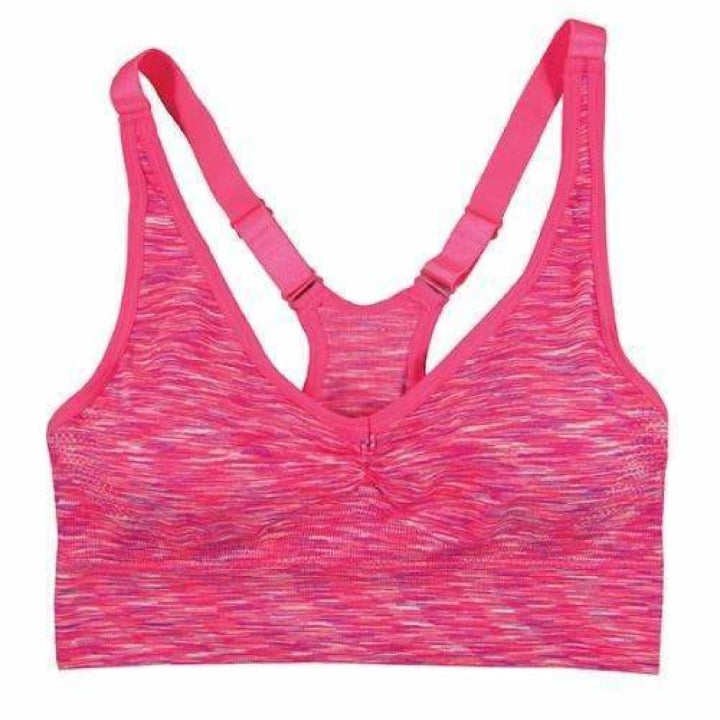 Coobie Womens Fusion Racerback Yoga Bra One Size / Crushed Berry Bras & Bra Sets