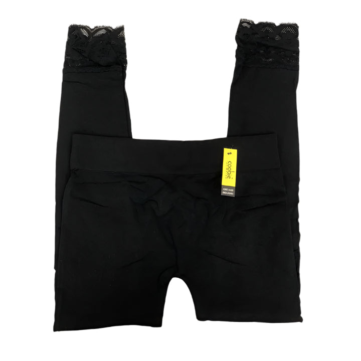 Coobie Womens Lace Ankle Leggings Leggings