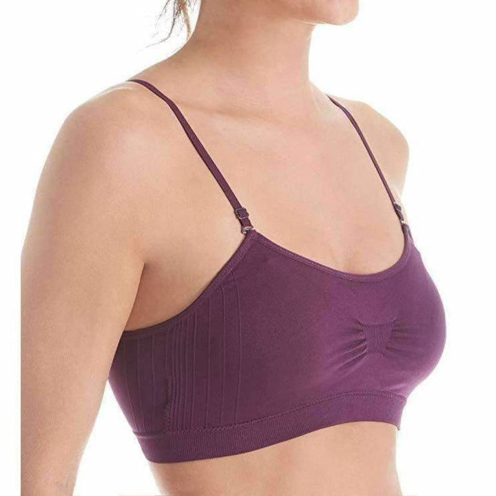 Coobie Womens Scoopneck Bra One Size-Plum Bras & Bra Sets