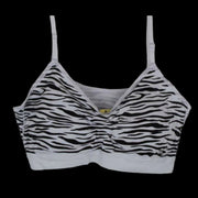 Coobie Womens Scoopneck Bra One Size-Zebra Blk/wht Bras & Bra Sets