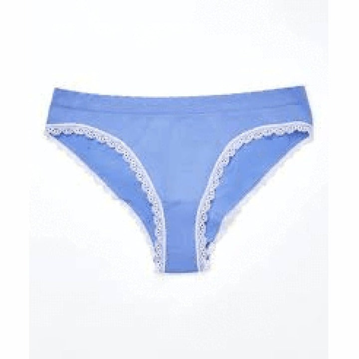 Coobie Womens Seamless Bikini Panties Periwinkle Underwear
