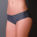 Coobie Womens Super Stretch Smooth Edge Bikini Panties One (0-6)-Charcoal Panties