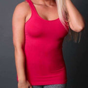 Coobie Womens Ultra Stretch Wide Strap Camisole Lollipop Red Camisoles & Camisole Sets