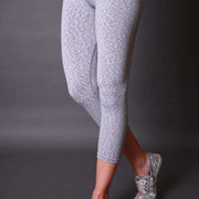 Coobie Womens Wide Band Yoga Capri Legging One Size (0-8) / Harbor Gray Leggings