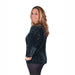 Ethyl Womens The Adley-Delphine Chenille Cardigan Green Sweaters