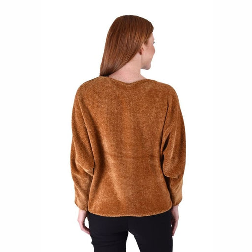 Ethyl Womens The Amari-Leilani Chenille Boat Neck Sweater Sweaters