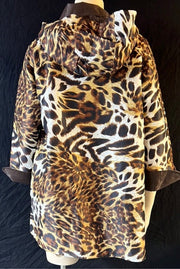 Oopéra Ladies' Reversible Animal Print Raincoat - L and L Stuff