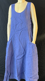 Luca Vanucci Ladies' Stunning Linen Maxi Dress 3253 - L and L Stuff