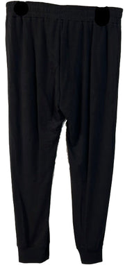 Nally & Millie Ladies' Black French Terry Pull On Sweatpants with Pockets - L and L Stuff