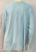 Nally & Millie Ladies' Light Blue French Terry V-Neck Top - L and L Stuff