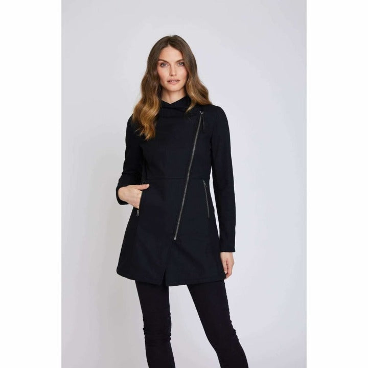 Mia Melon Houston Rain Jacket Small / Black Coats & Jackets