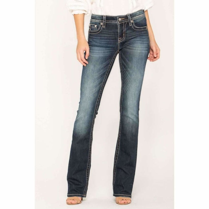 Miss Me Lucky Daydream Bootcut Jean Style#: M3347B / D872 Jeans