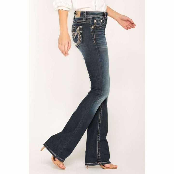 Miss Me Lucky Daydream Bootcut Jean Style#: M3347B / D872 Jeans