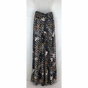 Modern Touch Womens Sash Waist Wide Leg Palazzo Pants S / Dots Pants & Shorts