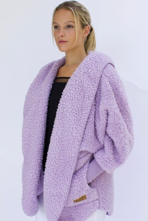 Nordic Beach Soft Cozy Body Wrap Soft Lilac Scarves & Wraps