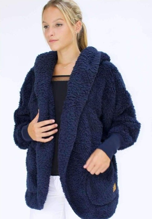 Nordic Beach Soft Cozy Body Wrap Midnight Navy Scarves & Wraps