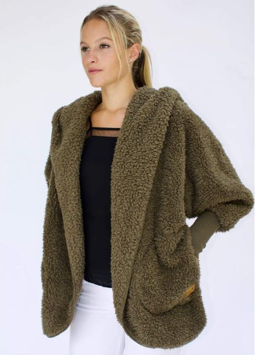 Nordic Beach Soft Cozy Body Wrap Olive U Scarves & Wraps