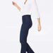 Nydj Marilyn Straight Pull-On Jeans 6 / Clean Denslowe Jeans