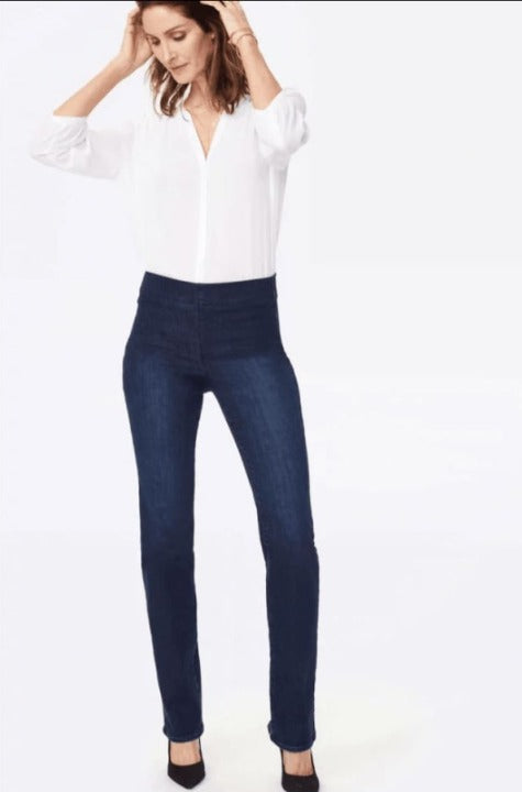 Nydj Marilyn Straight Pull-On Jeans Jeans