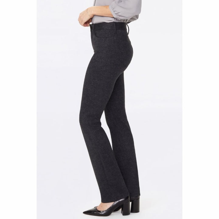 Nydj Womens Marilyn Straight Pants In Ponte Knit Herringbone Heights Jeans