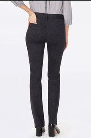 Nydj Womens Marilyn Straight Pants In Ponte Knit Herringbone Heights Jeans