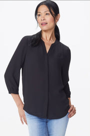 Nydj Womens Pintuck Blouse S Tops & Blouses