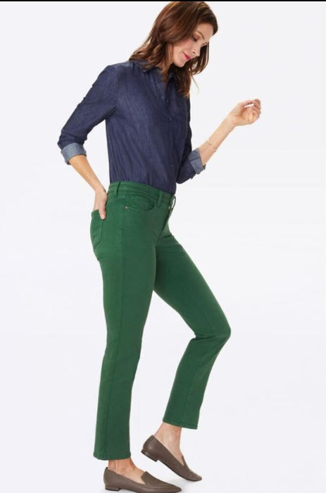 Nydj Womens Sheri Slim Jeans In Sueded Sateen Jeans