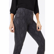 Nydj Womens Skinny Ankle Pull-On Jeans With Slit Diamond Back Print 6 Jeans