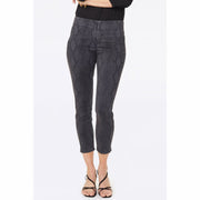 Nydj Womens Skinny Ankle Pull-On Jeans With Slit Diamond Back Print Jeans