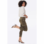 Nydj Womens Skinny Ankle Pull-On Jeans With Slit Style (Camo) Jeans