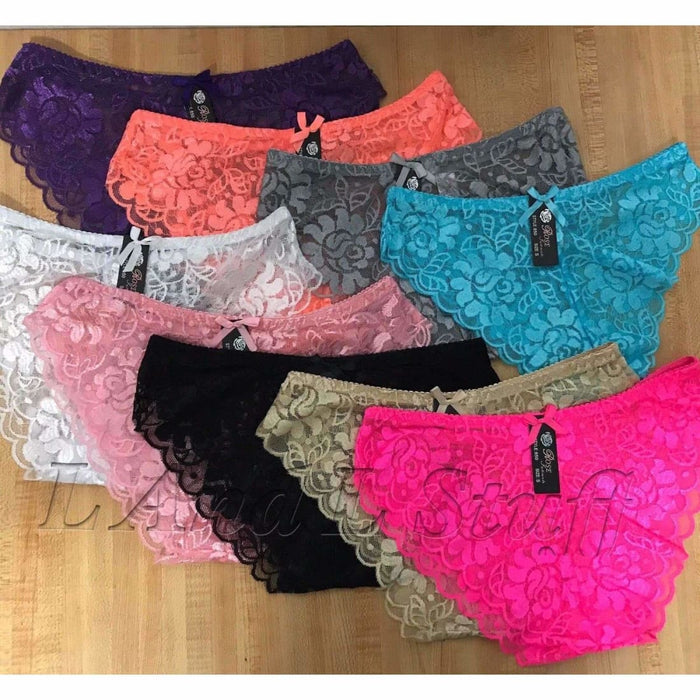 PINK Lace Panties for Women