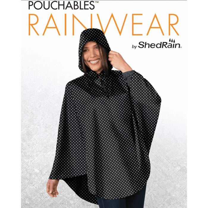 Shedrain Ladies Packable Poncho One Size Fits Most Poncho