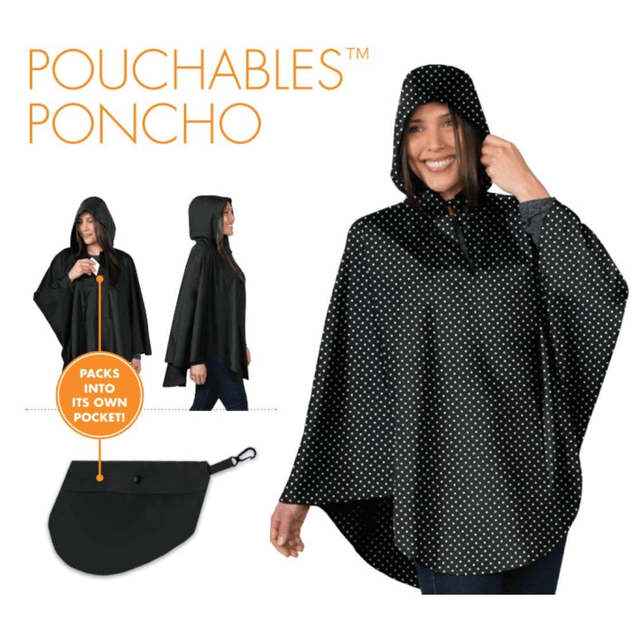 L and L Stuff - ShedRain Ladies' Packable Poncho One Size Fits Most