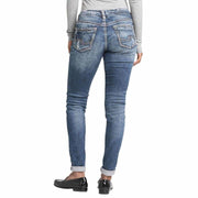 Silver Jeans Co. Womens Mid Rise Girlfriend Jean 24X29 Jeans