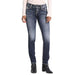 Silver Jeans Co. Womens Suki Straight Jeans
