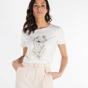 ESQUALO Ladies' T-SHIRT "ARTISTE DELICATE" - L and L Stuff