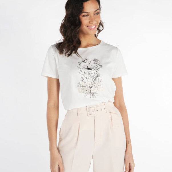 ESQUALO Ladies' T-SHIRT "ARTISTE DELICATE" - L and L Stuff