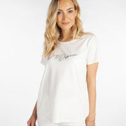 ESQUALO LADIES' T-SHIRT STRASS "DAY DREAM" - L and L Stuff