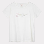 ESQUALO LADIES' T-SHIRT STRASS "DAY DREAM" - L and L Stuff