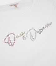 ESQUALO LADIES' T-SHIRT STRASS "DAY DREAM" - L and L Stuff