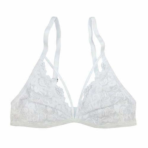 Undie Couture Date Night Lace Bralette Small / White Bras & Bra Sets