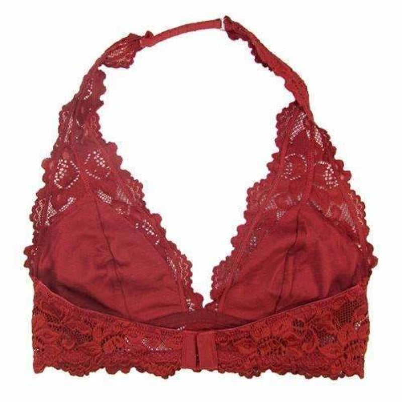 Undie Couture Halter Lace Bralette Bras & Bra Sets