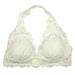 Undie Couture Halter Lace Bralette Small / Ivory Bras & Bra Sets