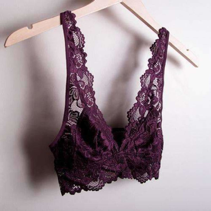 Undie Couture Wide Strap Lace Bralette Bras & Bra Sets