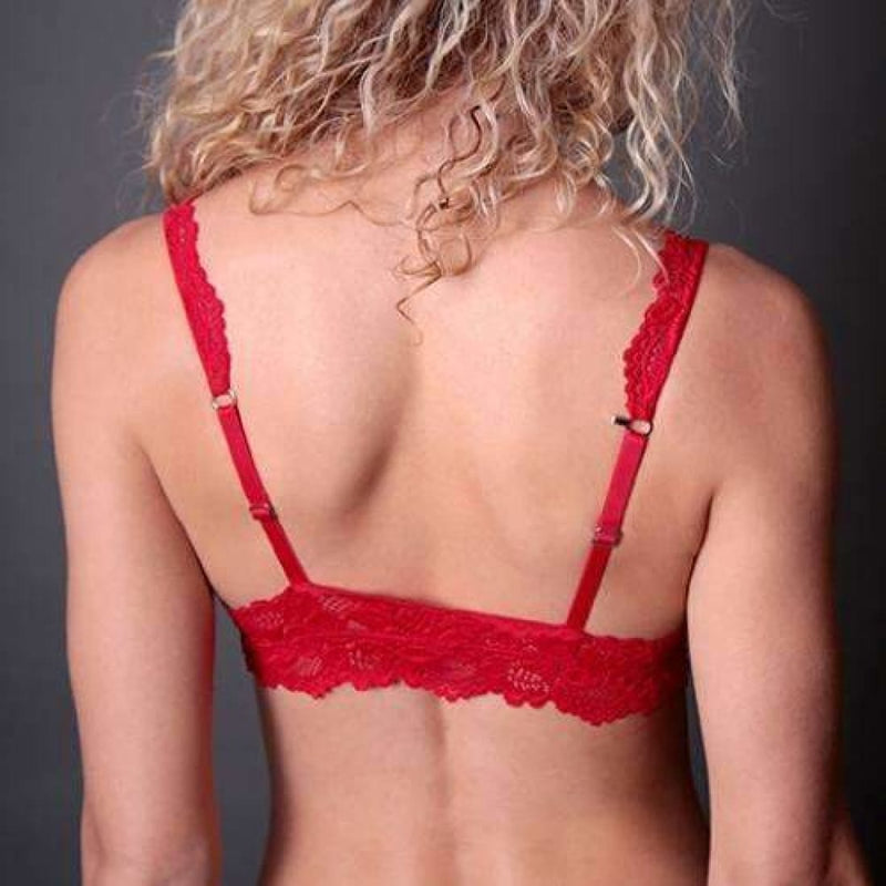 Undie Couture Womens Classic Lace Bralette Bras & Bra Sets