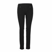 Up! Pants Womens Jet Black Skinny Jean Pull On Pant 8 Jeans