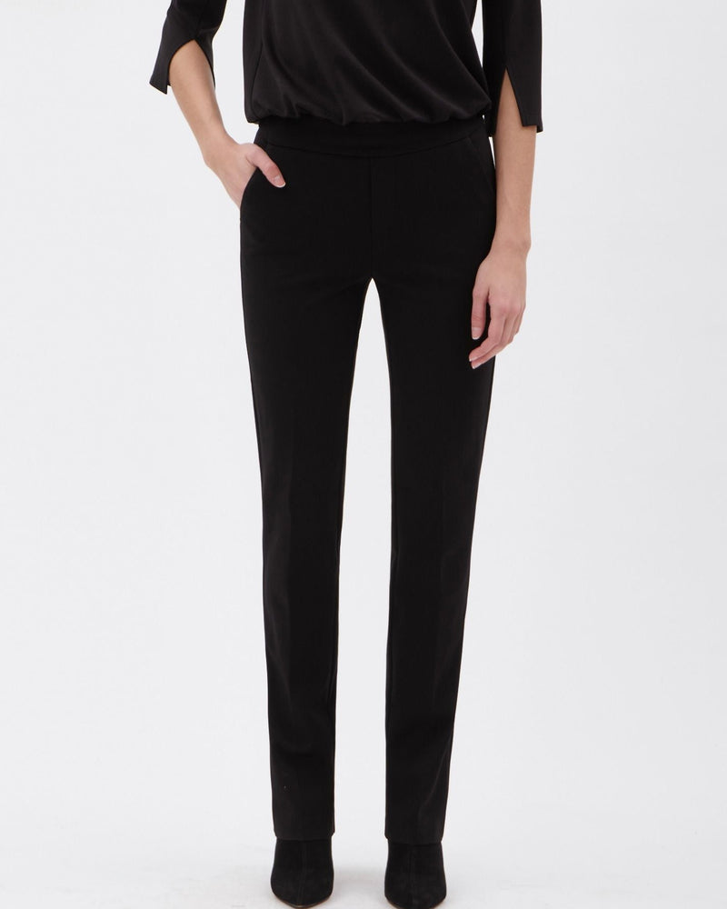 UP! Pants Women's Luxury Collection Ponte Strait Leg Classic - L and L Stuff