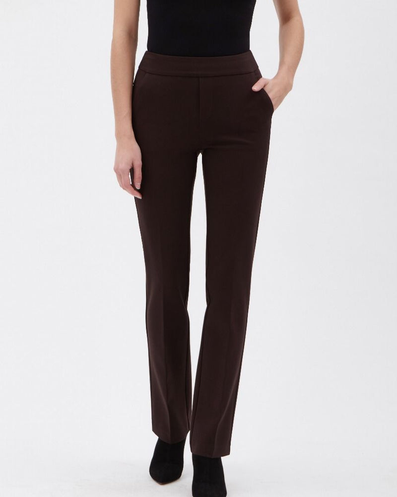 UP! Pants Women's Luxury Collection Ponte Strait Leg Classic - L and L Stuff